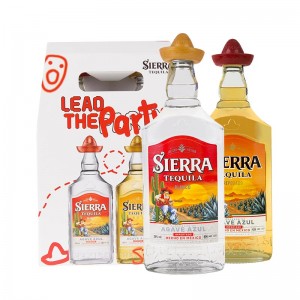 Sierra Tequila Blanco 38% 1Ltr  + Reposado 1L Twin